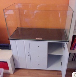 超白水族箱90x45x45(cm)底柜组合 凯利藏漫阁的理想选择