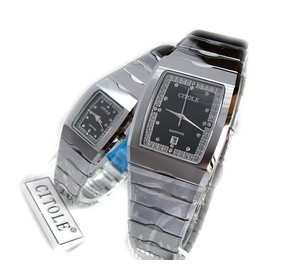 法国西腾CITOLE永不磨损钨钢商务休闲情侣表 品质与风格的完美融合